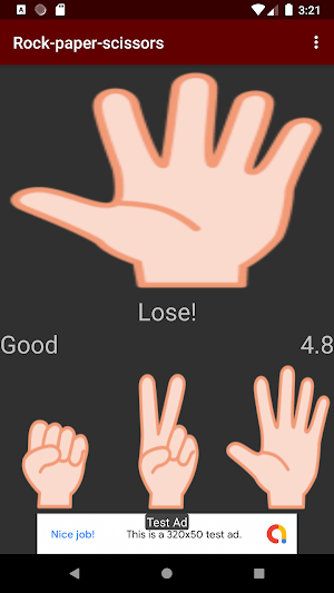 Rock-paper-scissors Brain training Screenshot 0