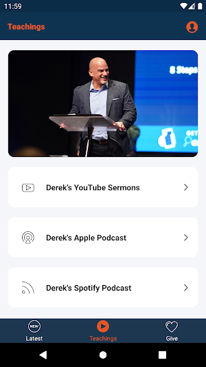 Derek Grier Ministries Screenshot 1