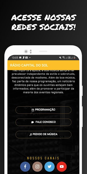 Rádio Capital do Sol Screenshot 2