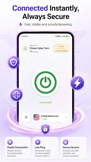 Climax VPN: Fast & Secure Screenshot 0