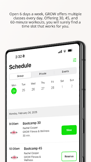 GROW Fitness & Wellness Screenshot 3