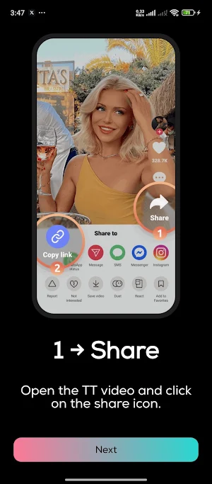 Video Downloader for TT Screenshot 1