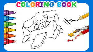 Cute Cinnamoroll coloring book Screenshot 3