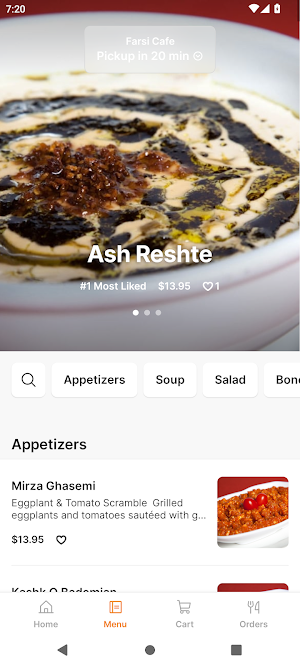 Farsi Cafe Screenshot 1