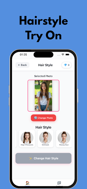 Hair Color Changer: HairShift Screenshot 3