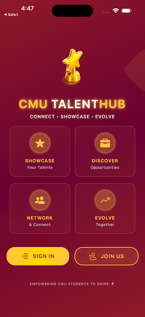 CMU TalentHub Screenshot 0