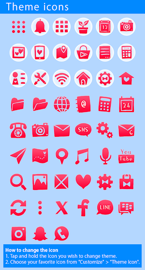Field of Tulips Theme +HOME Screenshot 3