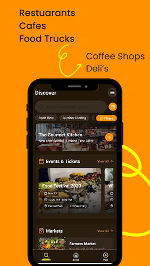 Mosey Food Finder Screenshot 3