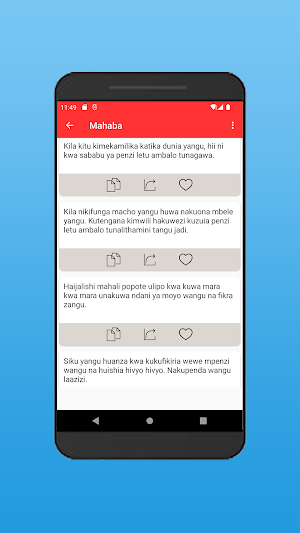 SMS ZA MAPENZI KISWAHILI Screenshot 2