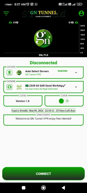 GN Tunnel VPN Screenshot 1