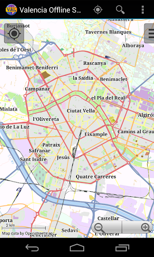 Valencia Offline City Map Screenshot 1