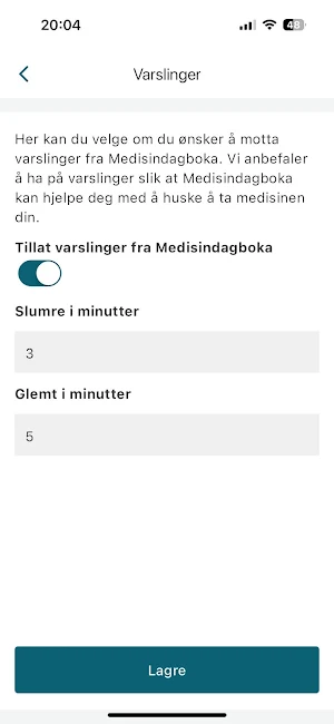 Medisindagboka Screenshot 3