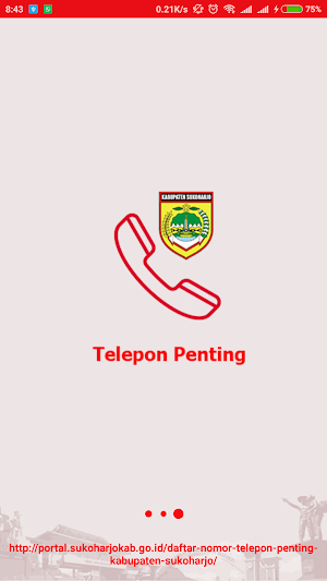 Telepon Penting Screenshot 0