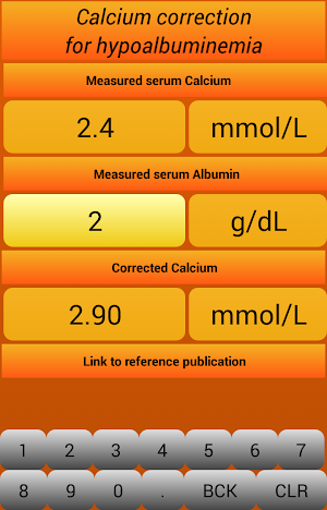 Calcium Correction For Albumin Screenshot 0