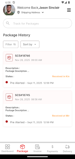 SSN Shipping Service Screenshot 3