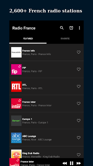Online Radio France: AM & FM Screenshot 0