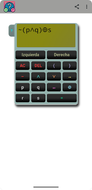 Generador de Tablas de Verdad Screenshot 1