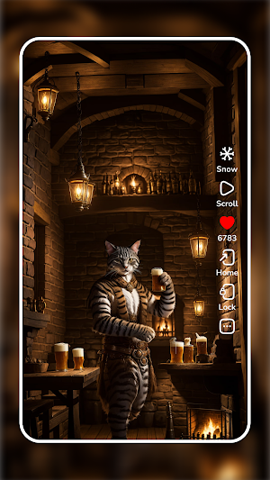 Cat Wallpaper Cute Aesthetic Screenshot 3