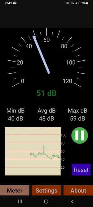 VU meter Screenshot 0