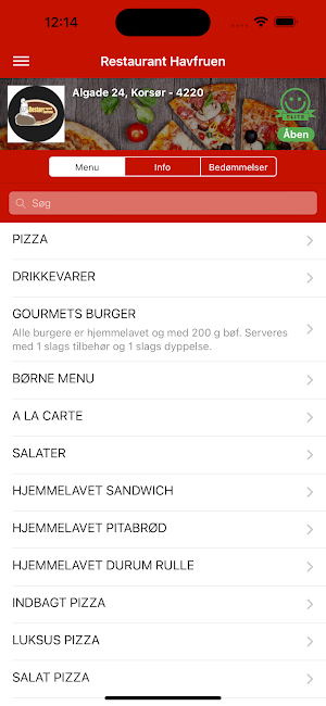 Restaurant Havfruen Screenshot 0