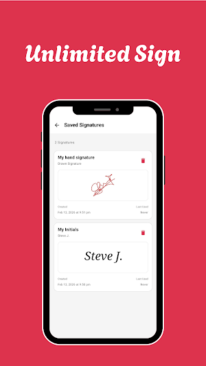 Rubrisign: PDF Sign Unlimited Screenshot 1
