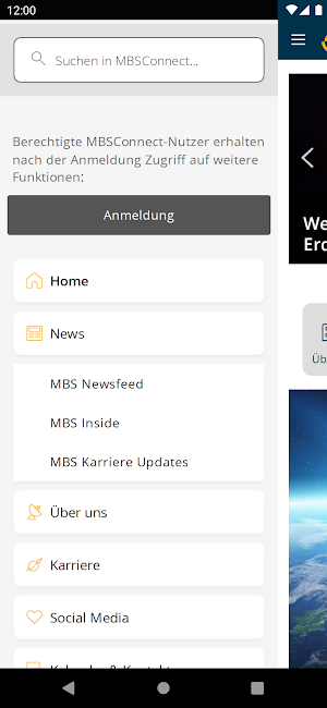MBSConnect Screenshot 1