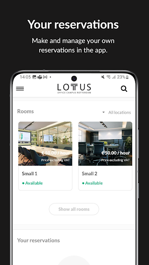 Lotus Campus App Screenshot 1