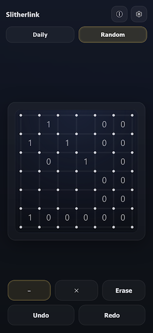 Slitherlink Loop Logic Puzzle Screenshot 1