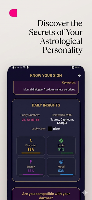 Daily Horoscope -Cup & Tarot Screenshot 2