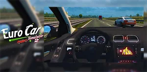 Euro Car Simulator Extreme Car Driving 2 Screenshot 1