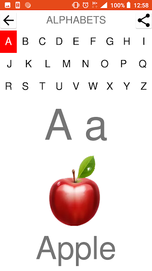 English Alphabet & Numbers Screenshot 1