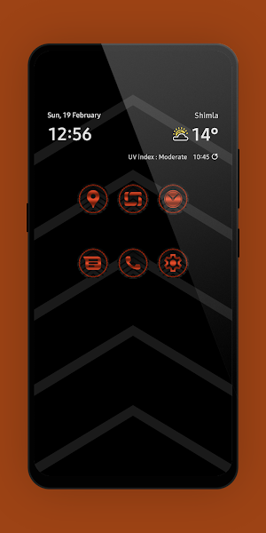 Copper Zig Zag Icon Pack Screenshot 0