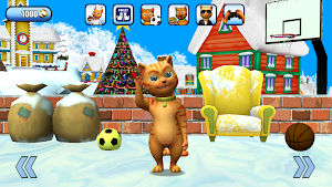 Talking Cat Leo Frozen Ice Fun Screenshot 0