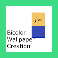 Bicolor Wallpaper Creation