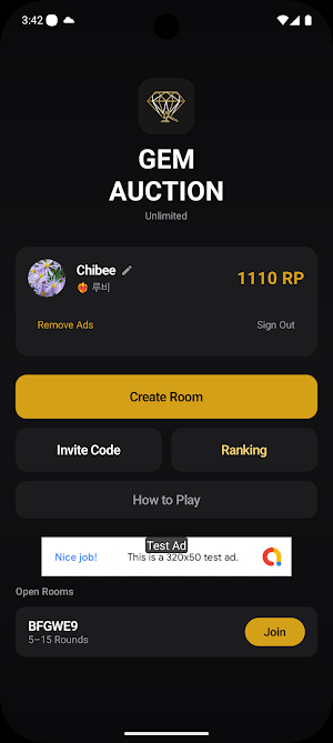 Gem Auction - Bidding Game Screenshot 0