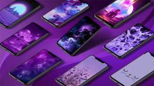 Purple Wallpaper Screenshot 0