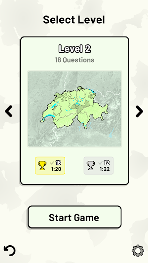 Swiss Cantons Quiz Screenshot 3