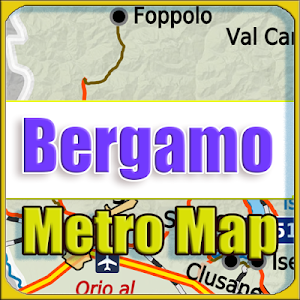 Bergamo Italy Metro Map Offline Screenshot 0