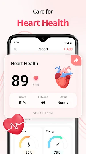 HeartFit - BP Health Tracker Screenshot 2