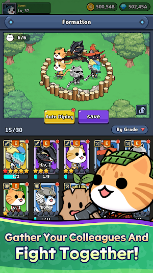 Cat Fortress : Idle Defense Screenshot 3