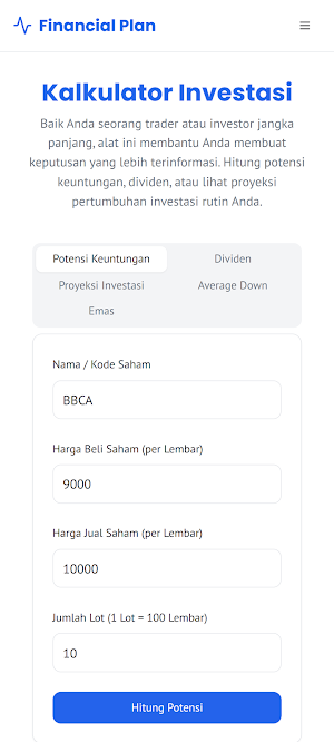 FinPlan Screenshot 3