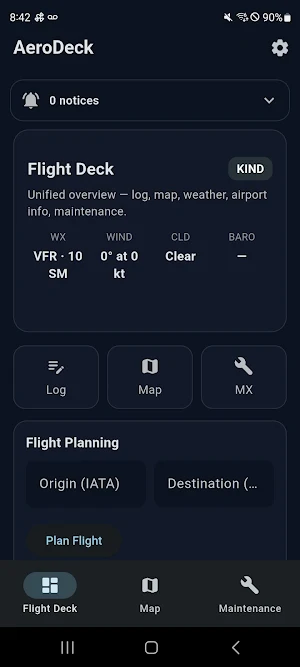 AeroDeck Screenshot 0