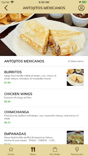 Banelly Taqueria Screenshot 2