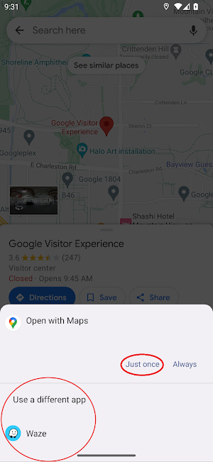 Map2Map: To other nav apps Screenshot 3