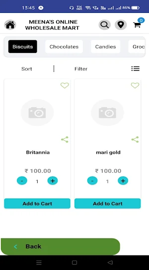Meena's Online Wholesale Mart Screenshot 1