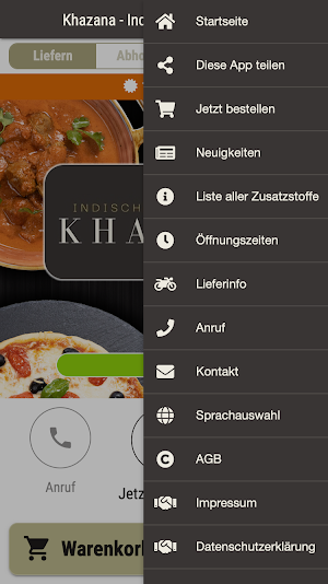 Khazana - Indischer Restaurant Screenshot 2