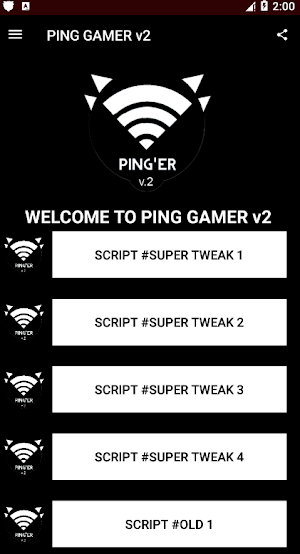PING GAMER v.2 - Anti Lag For Mobile Game Online Screenshot 2