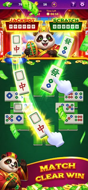 Mahjong Domino: Jade Panda Screenshot 2