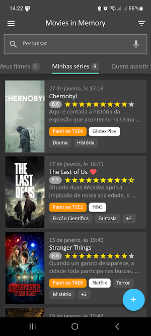 Minha lista de filmes e séries Screenshot 0