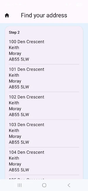 The Wee Bin App Scotland Screenshot 1